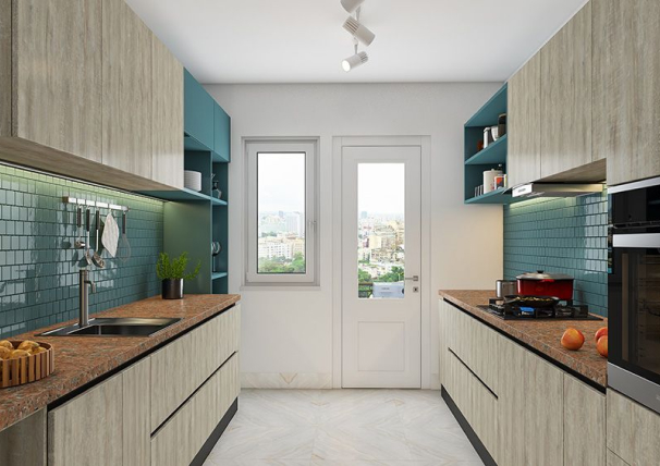 Parallel kitchen