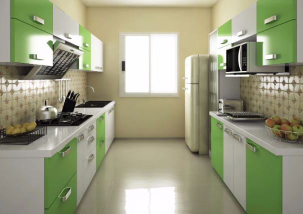 Parallel kitchen