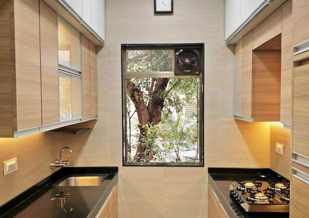 Parallel kitchen