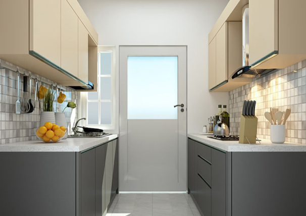 Parallel kitchen